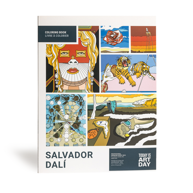 Livre de coloriage Salvador Dalí