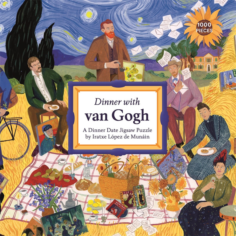 Puzzle 1 000 pièces Dinner with Van Gogh