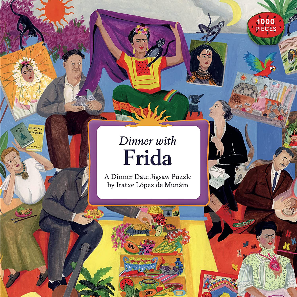 Puzzle 1 000 pièces Dinner with Frida