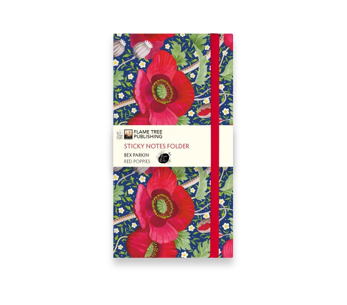 Notes autocollantes Red Poppies de Bex Parkin - Flame Tree