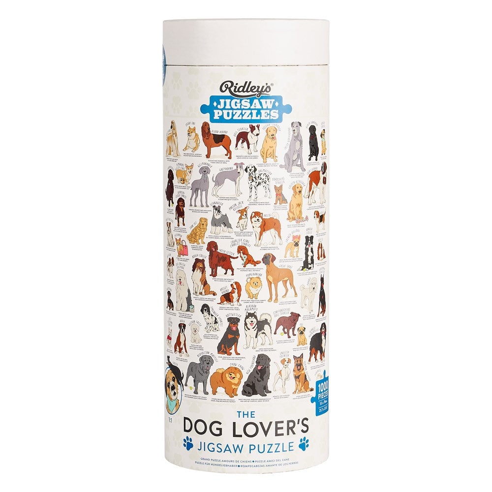 Puzzle 1 000 pièces Dog Lovers, Ridley’s Games