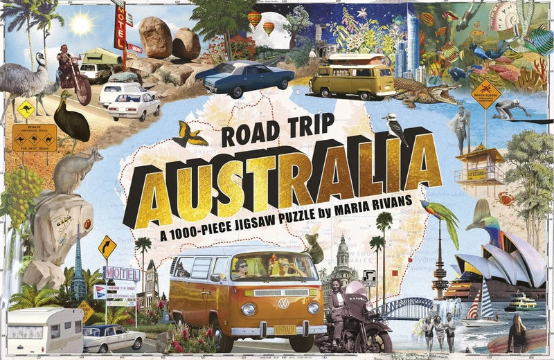 Puzzle Road Trip Australia, 1 000 pièces