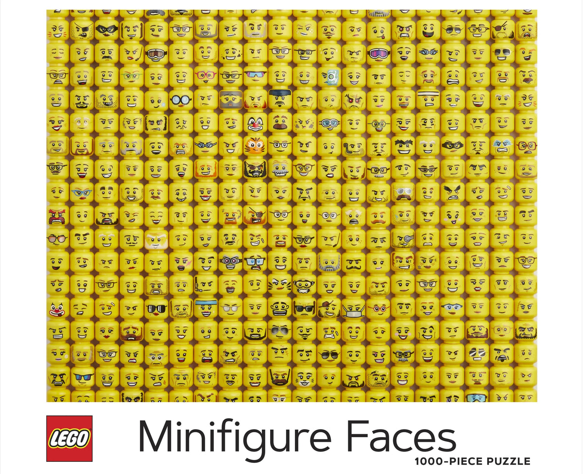 Puzzle 1 000 pièces LEGO Minifigure Faces