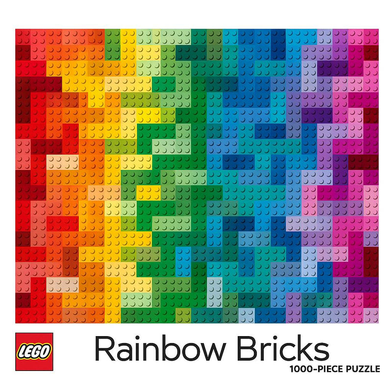 Puzzle 1 000 pièces LEGO Rainbow Bricks