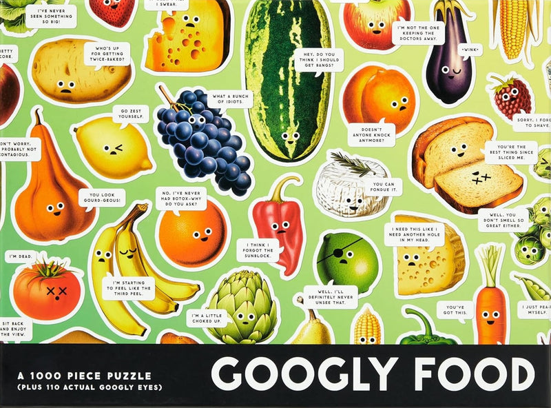 Puzzle 1 000 pièces Googly Food, Brass Monkey