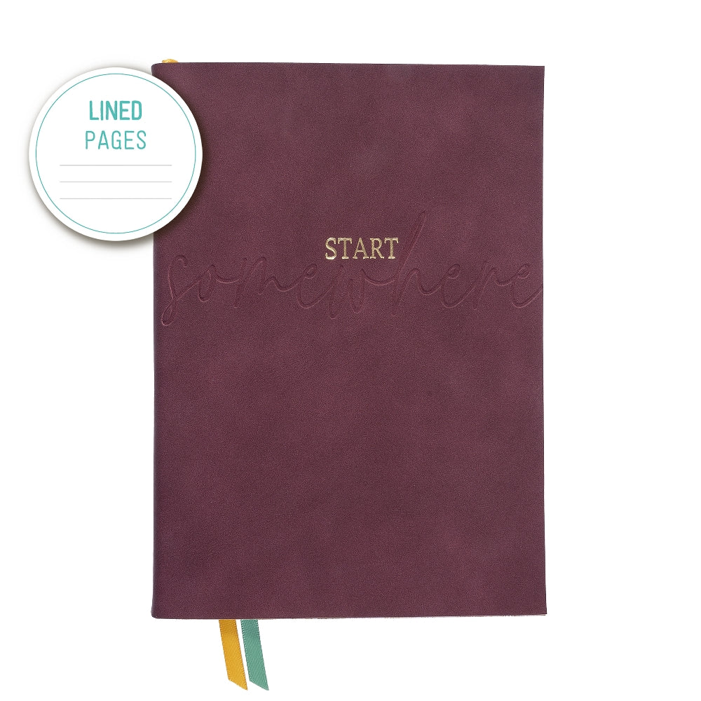 Carnet A5 Start Somewhere rouge - Artebene