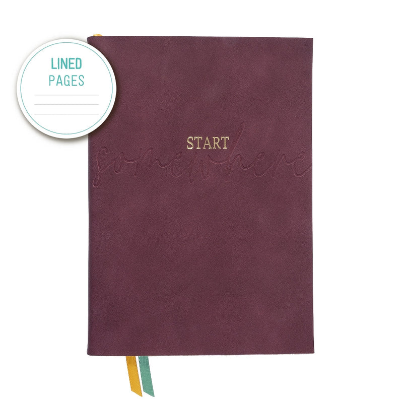 Carnet A5 Start Somewhere rouge - Artebene