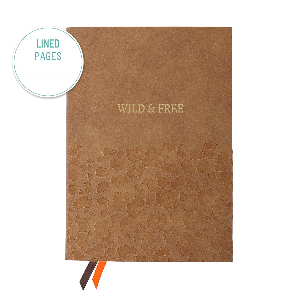 Carnet A5 Wild & Free camel - Artebene