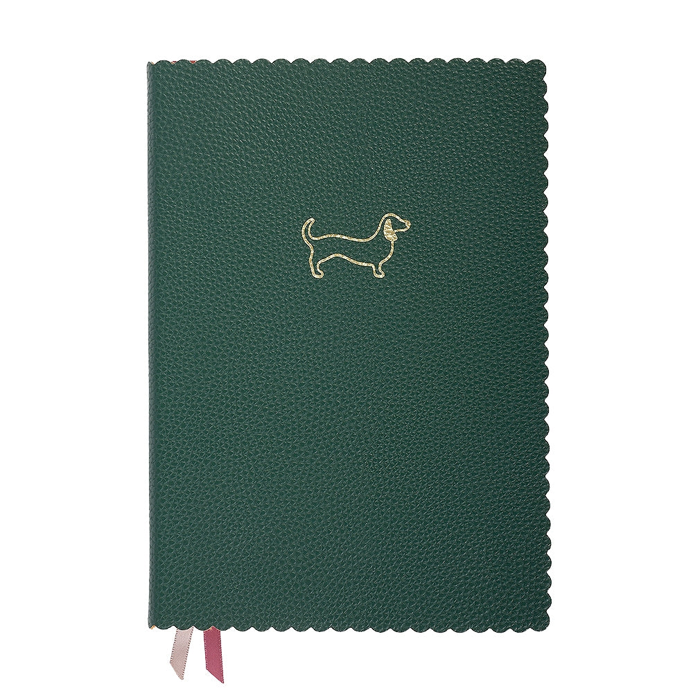 Carnet A5 MAJOIE Teckel vert - Artebene