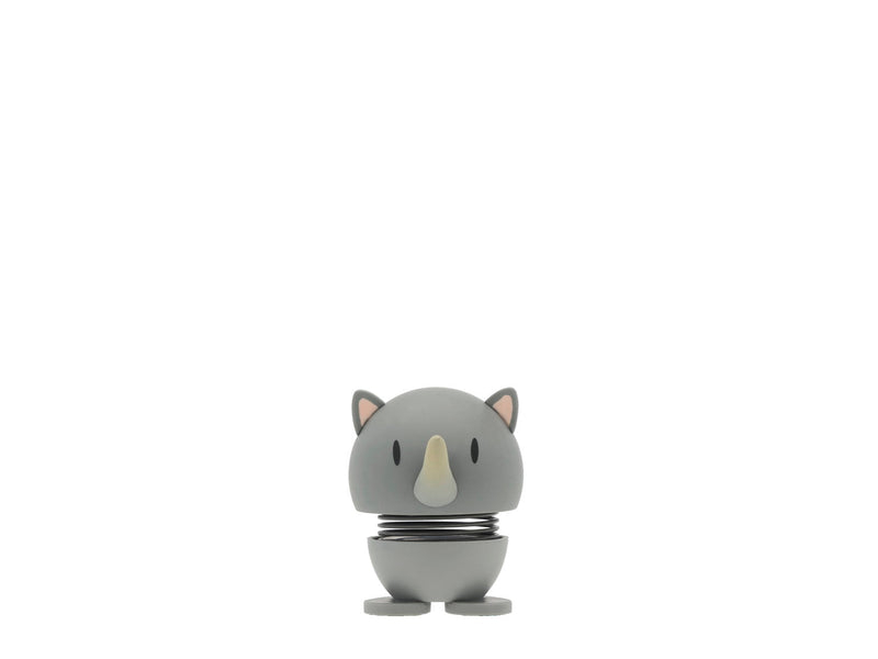 Hoptimist Soft Rhino S gris, figurine décorative