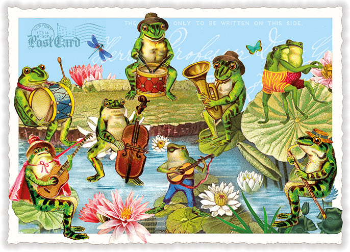 Carte postale Concert de grenouilles - ACTE TRE