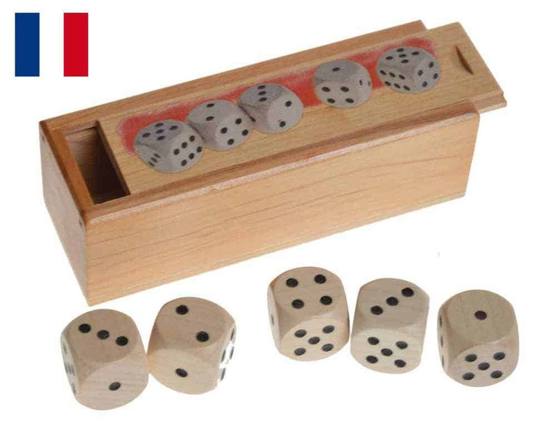 Plumier à dés pour yam avec notice - Univers Bois