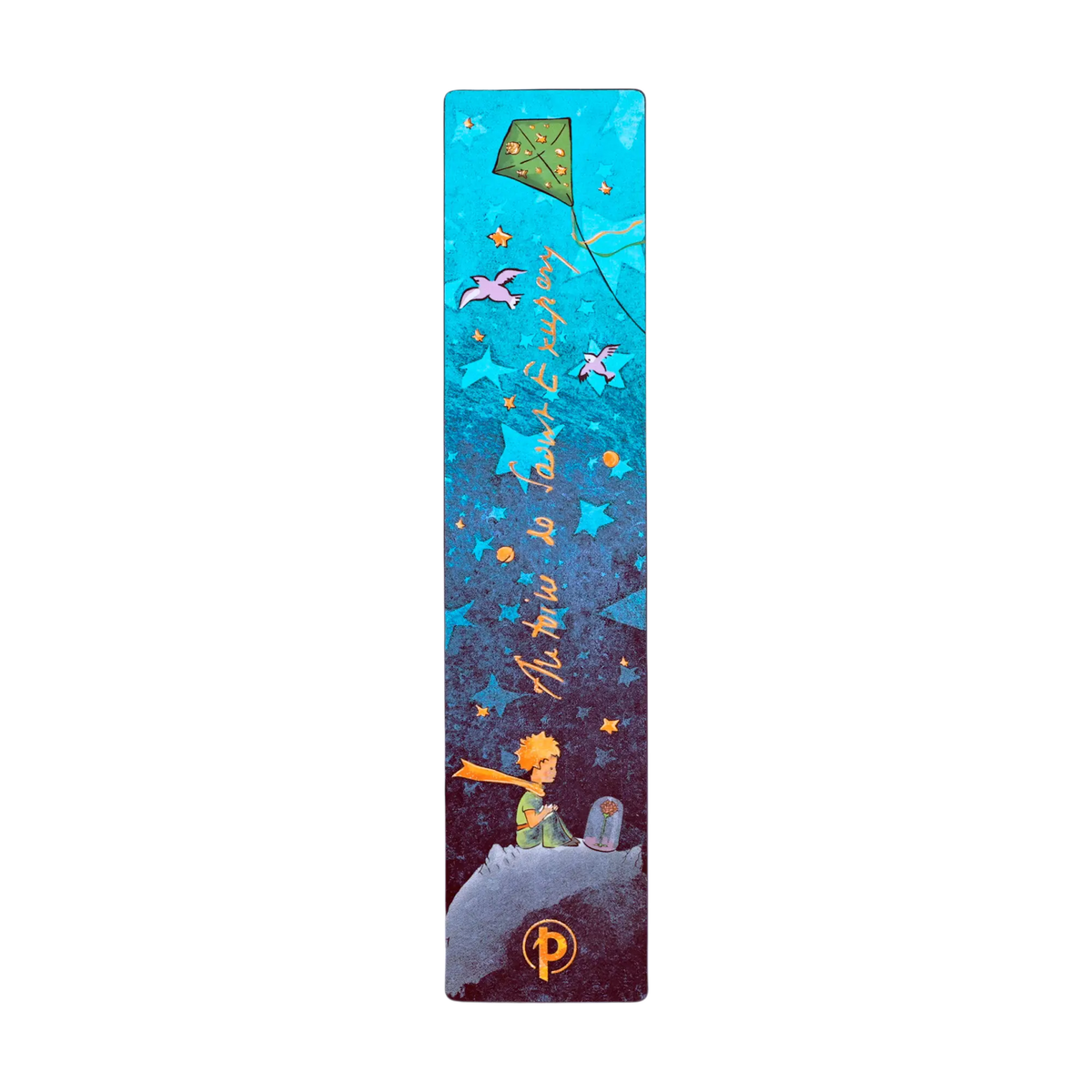 Marque-page Le Petit Prince, papier imprimé texturé