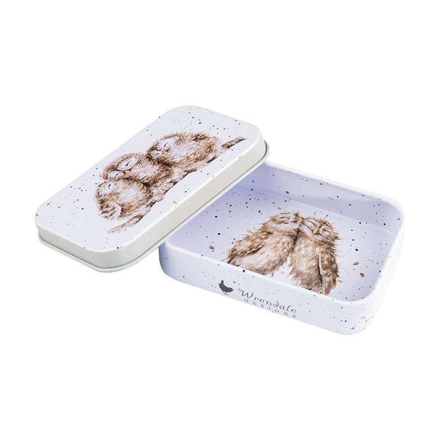 Petite boîte Wrendale Owlets, motif chouettes