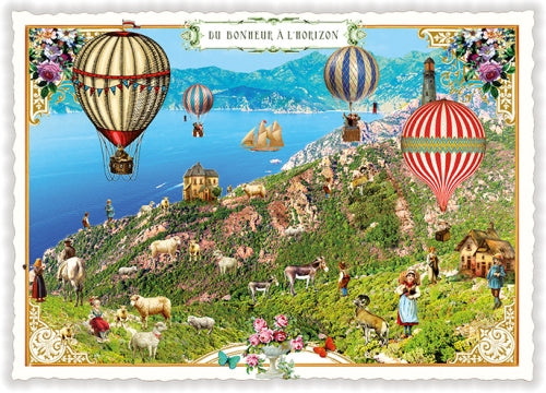 Carte postale Du bonheur à l’horizon - ACTE TRE
