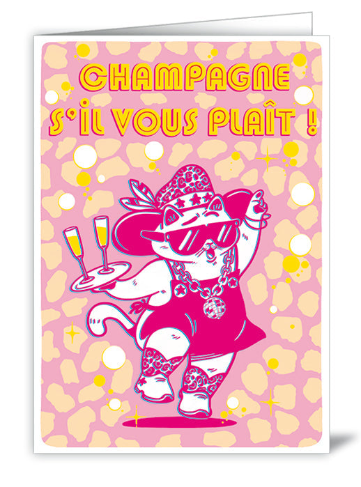 Carte double Champagne, s’il vous plaît - ACTE TRE