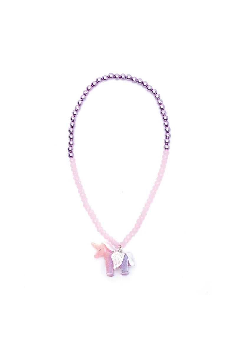 Collier Fancy Unicorn rose et violet, Great Pretenders