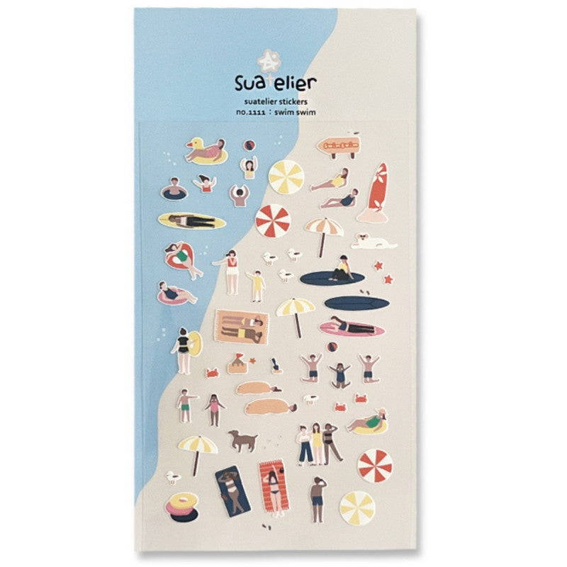 Stickers Swim Swim Suatelier