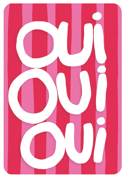 Carte double Oui oui oui - ACTE TRE