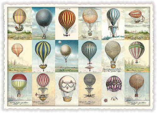 Carte postale Montgolfières anciennes - ACTE TRE