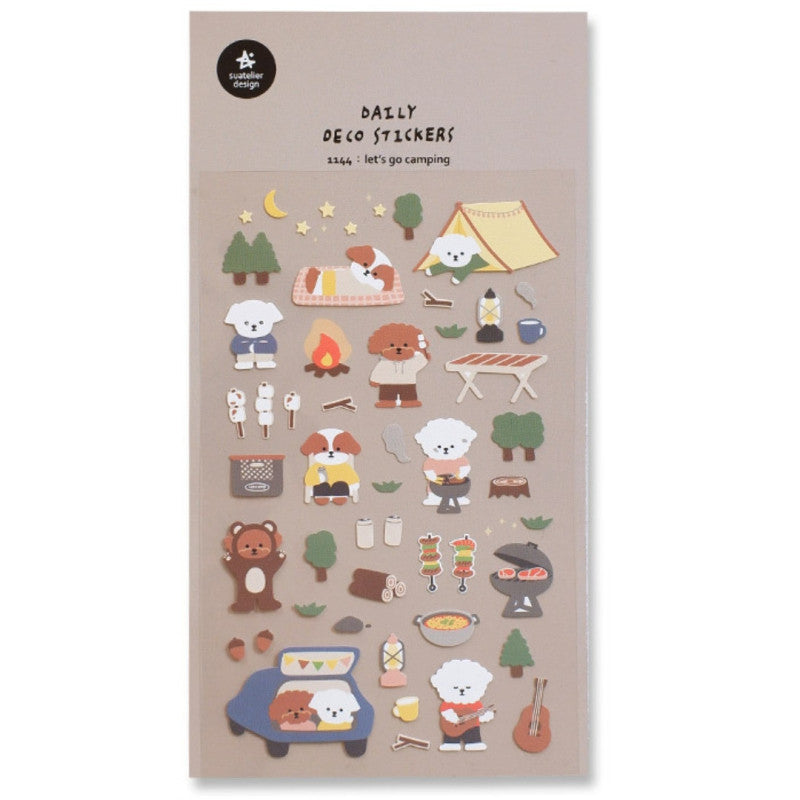 Stickers Let’s Go Camping Suatelier