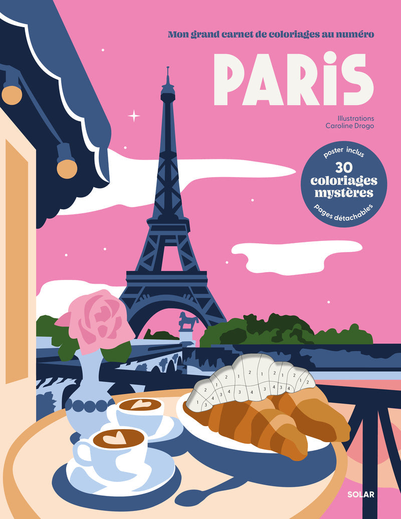 Coloriages au numéro Paris, Solar