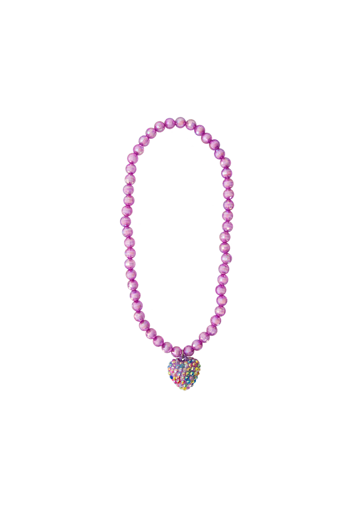 Collier Rockin Purple Heart violet - Great Pretenders