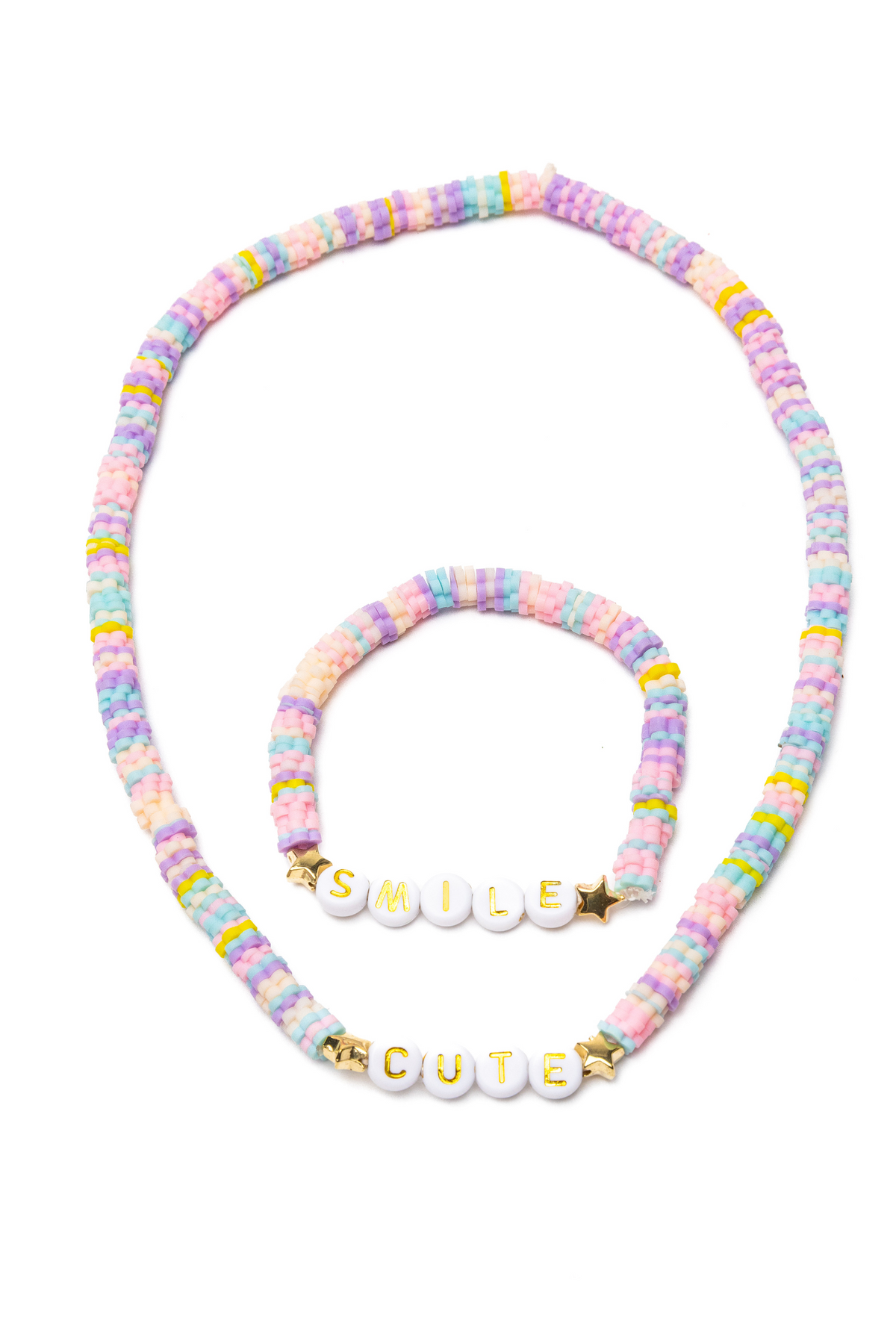 Parure Cute Smile, collier et bracelet - Great Pretenders