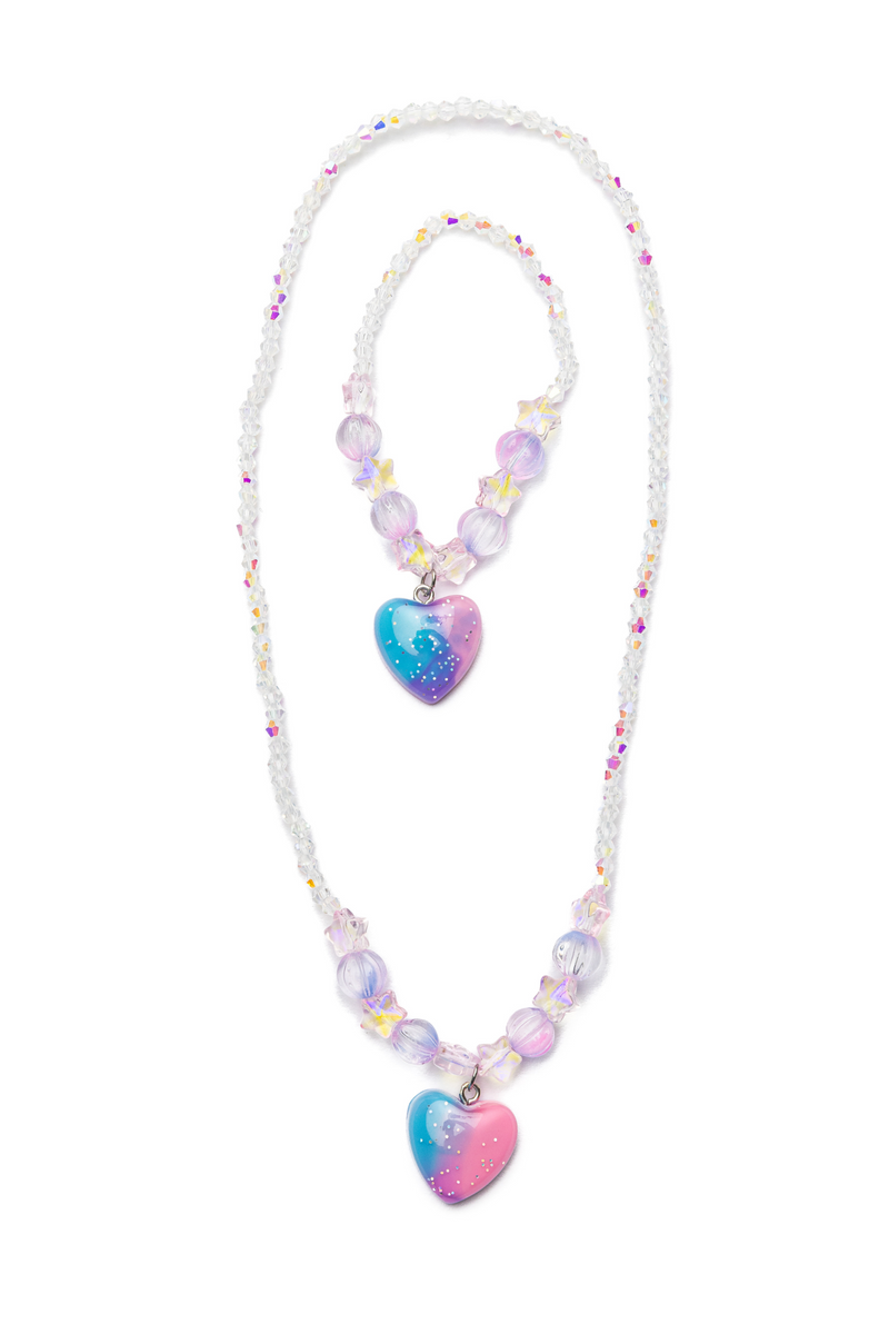 Collier et bracelet Galaxy Heart - Great Pretenders