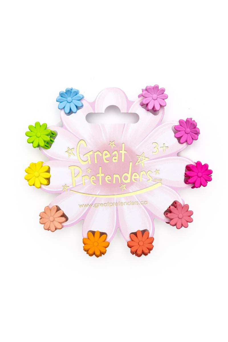 10 mini-pinces Daisy Delight - Great Pretenders