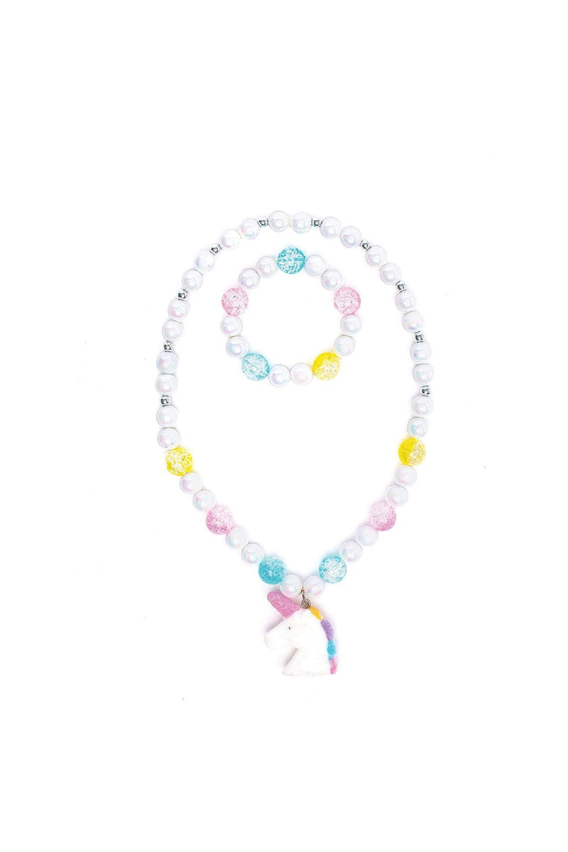 Collier et bracelet White Unicorn - Great Pretenders