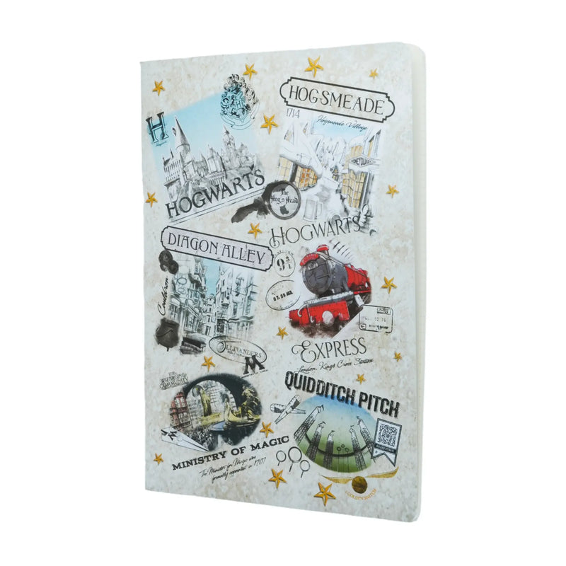 Cahier A4 ligné Monde des sorciers - Paperblanks