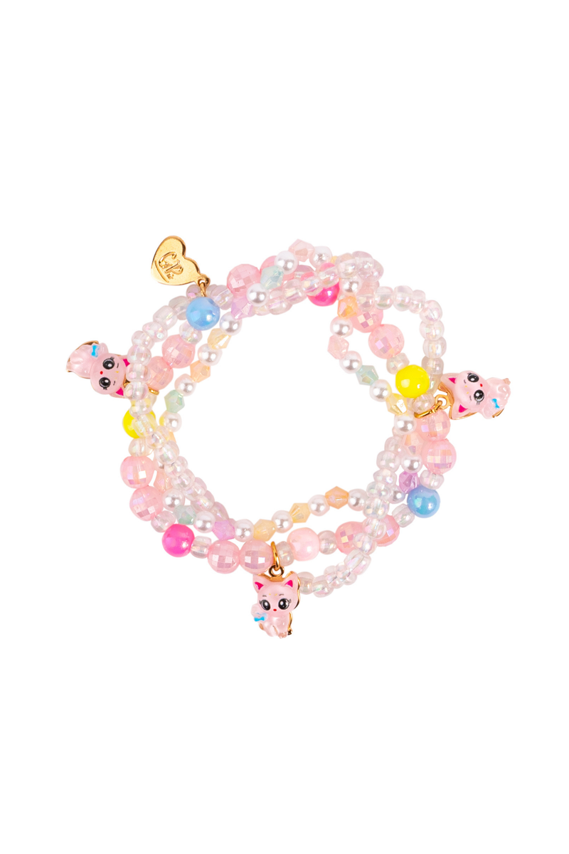 Bracelet Kitten Caboodle à breloques - Great Pretenders