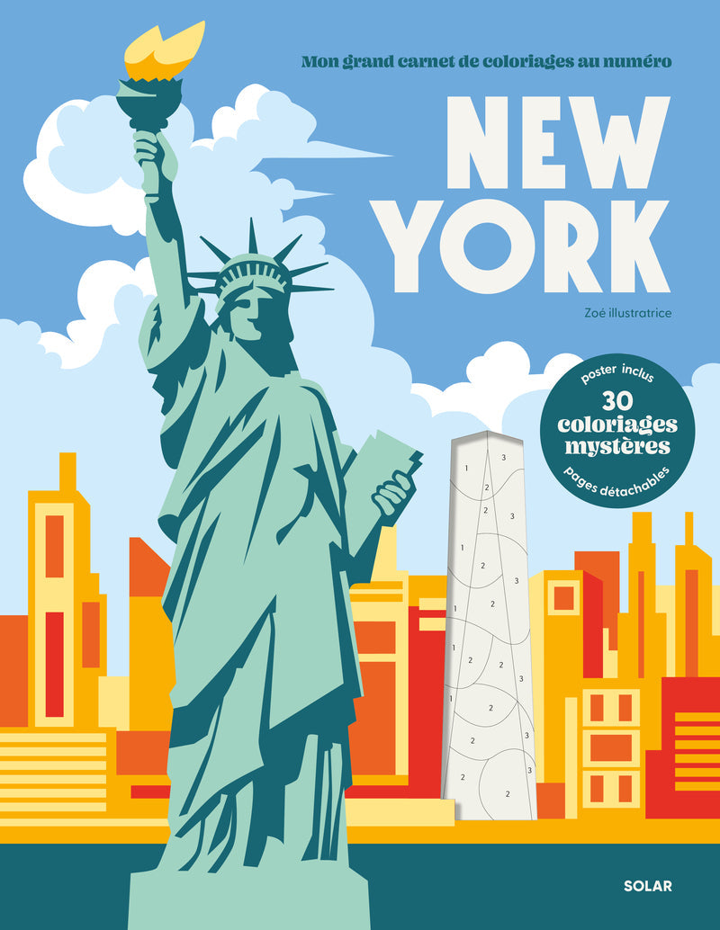 New York, 30 coloriages au numéro - Solar