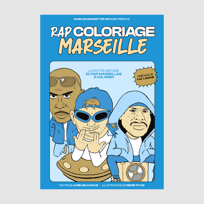 Rap Coloriage Marseille - Livre à colorier