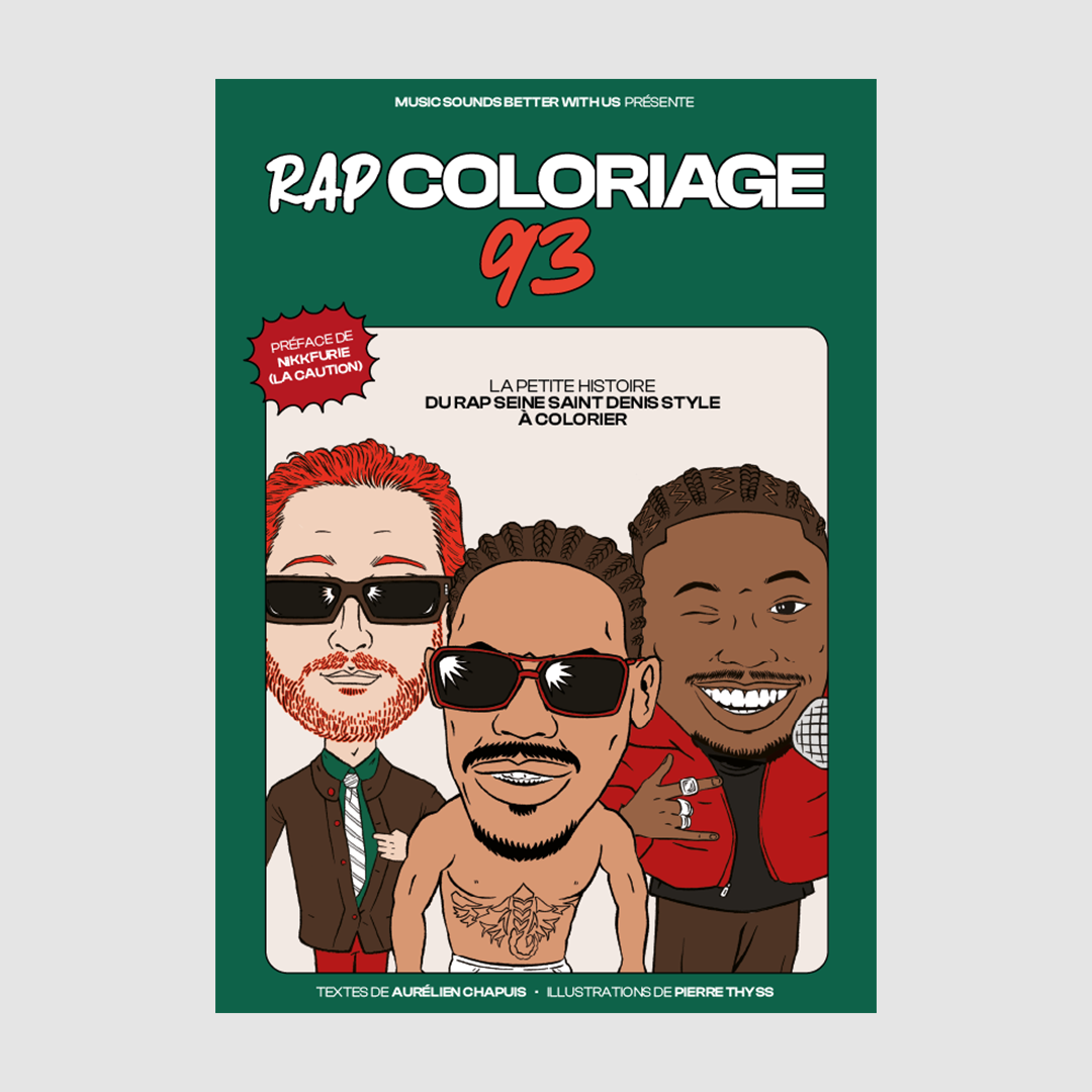 Rap Coloriage 93 - Livre à colorier Seine-Saint-Denis