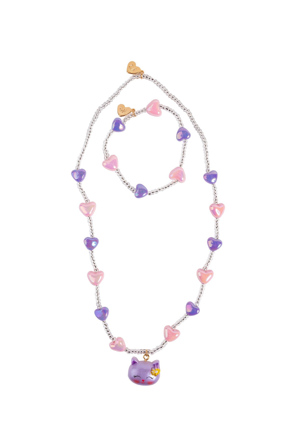 Parure Lovely Kitty, collier et bracelet - Great Pretenders