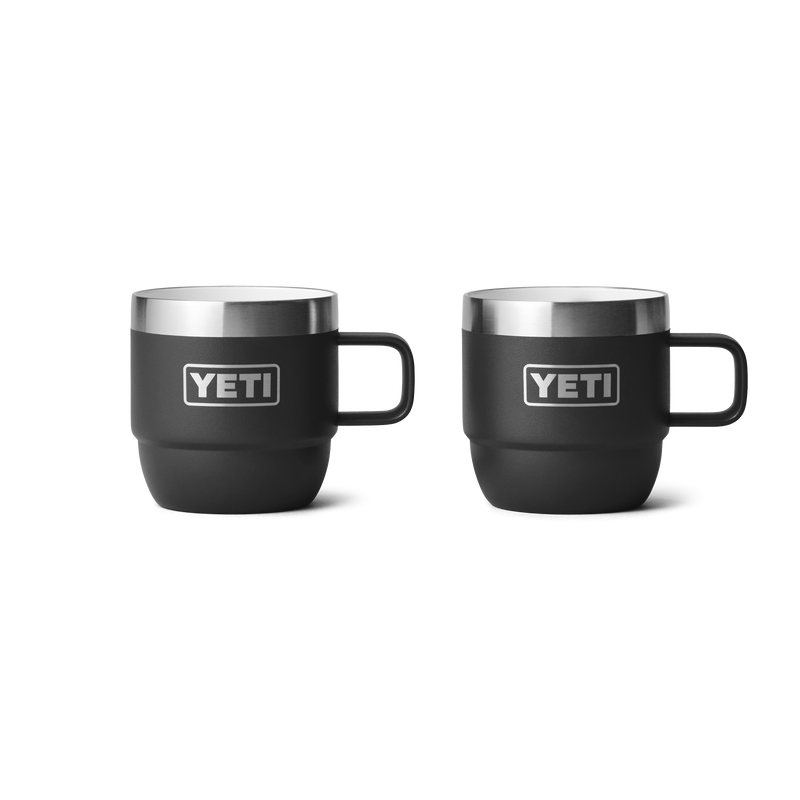 2 tasses YETI Rambler 177 ml noires