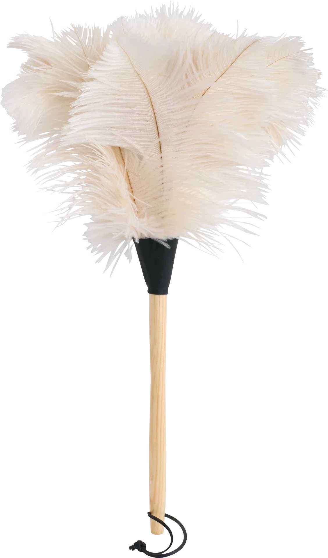Plumeau blanc en plumes d’autruche 50 cm - Redecker