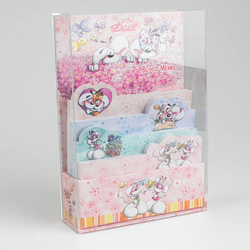 Coffret de quatre blocs papier Diddl