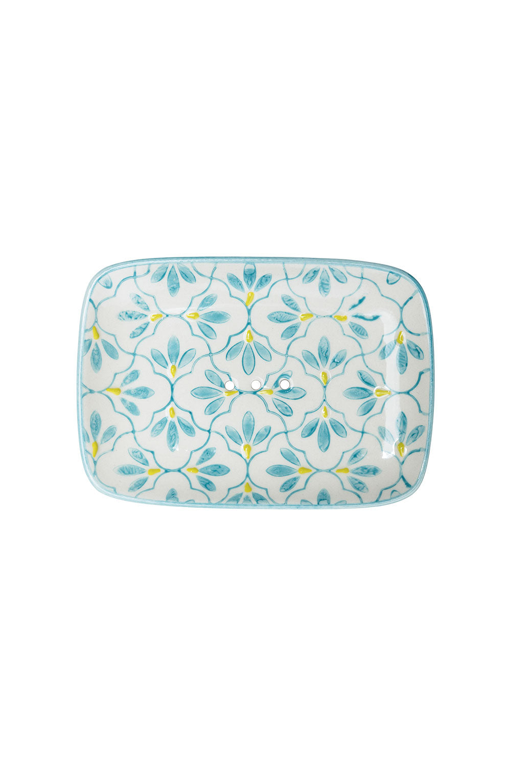 Porte-savon Floral bleu POR617 - Tranquillo