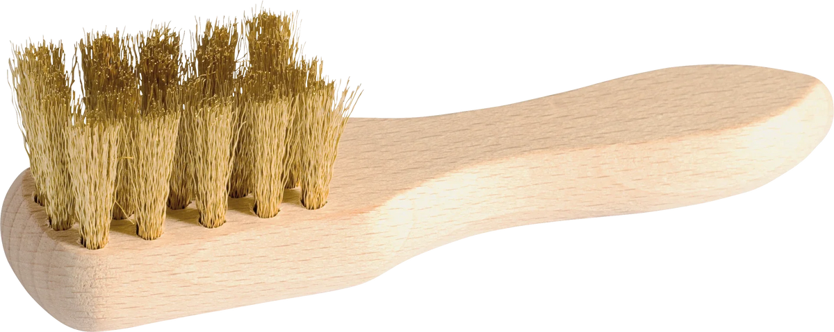 Brosse à daim Redecker en laiton 12 cm