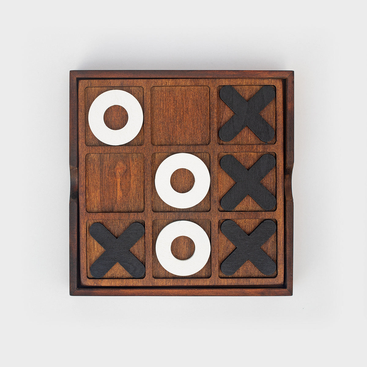 Jeu de morpion en bois Tic-Tac-Toe, Iron & Glory