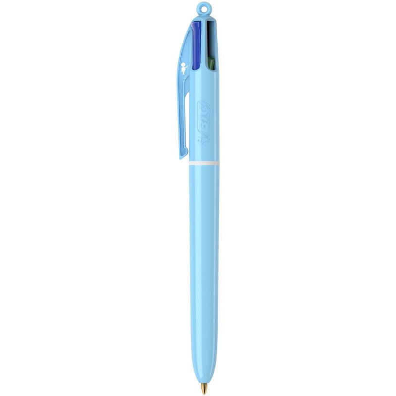 BIC 4 Couleurs Pastel, stylo à bille 1 mm