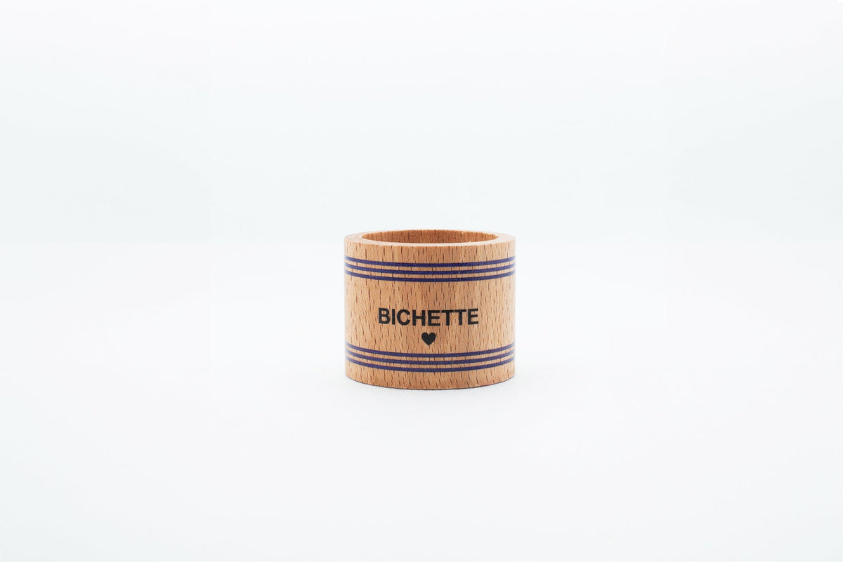 Rond de serviette Bichette, Pied de Poule