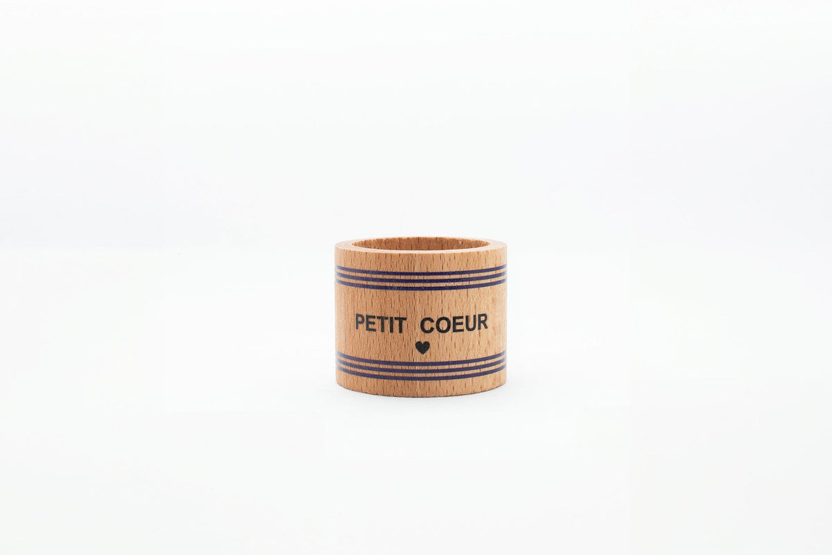 Rond de serviette Petit Cœur, Pied de Poule