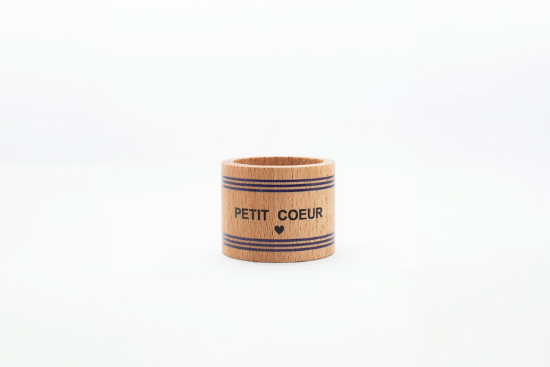 Rond de serviette Petit Cœur, Pied de Poule