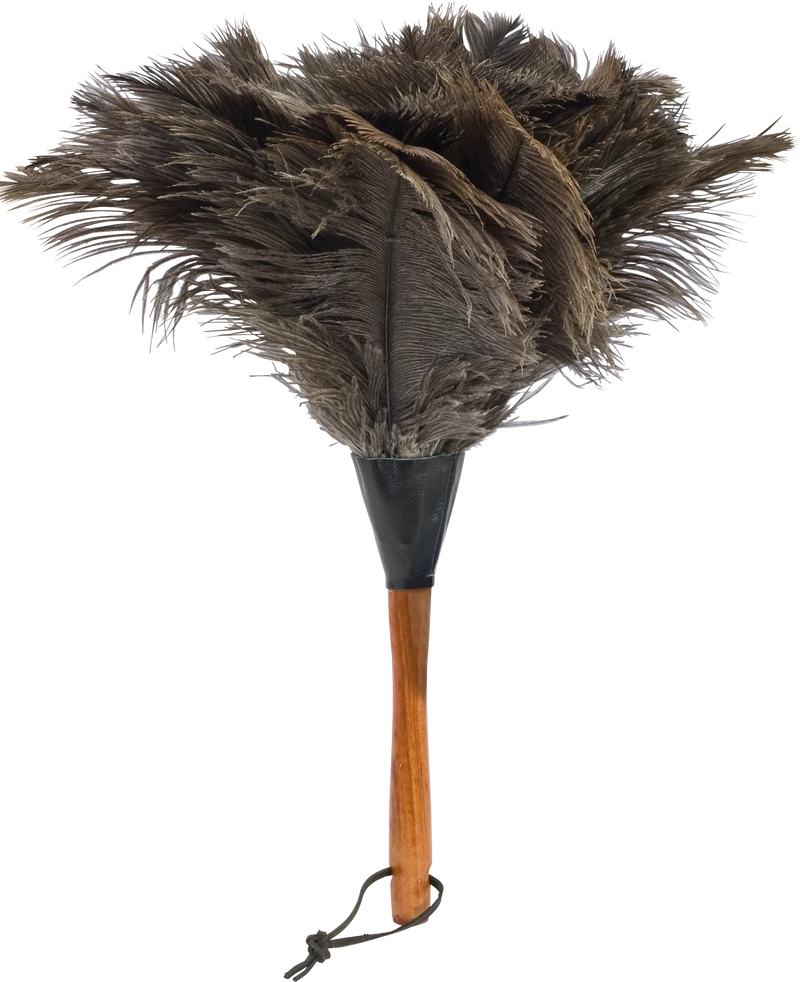 Plumeau Redecker en plumes d’autruche 35 cm