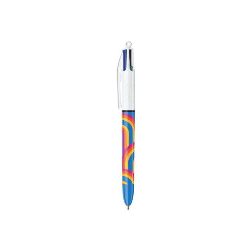 Stylo BIC 4 Couleurs Décors