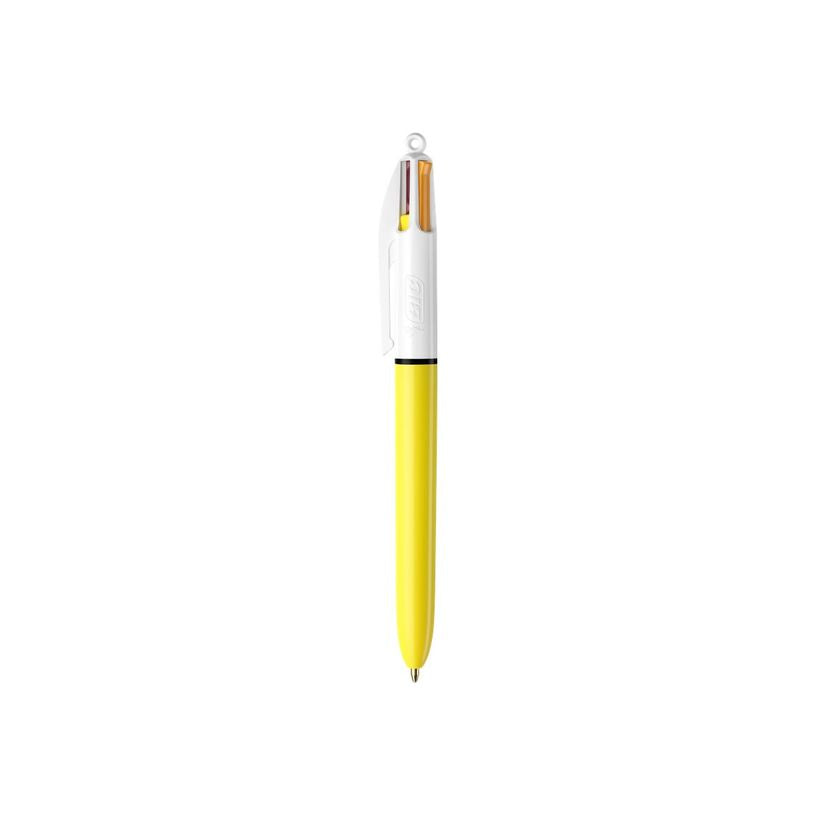 Stylo BIC 4 Couleurs Sun jaune